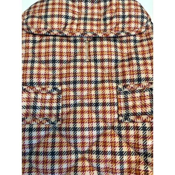 St. Johns Bark Tan Plaid Dog Vest * Stylish Cold Weather Attire Pet Clothes SZ S - Picture 5 of 7